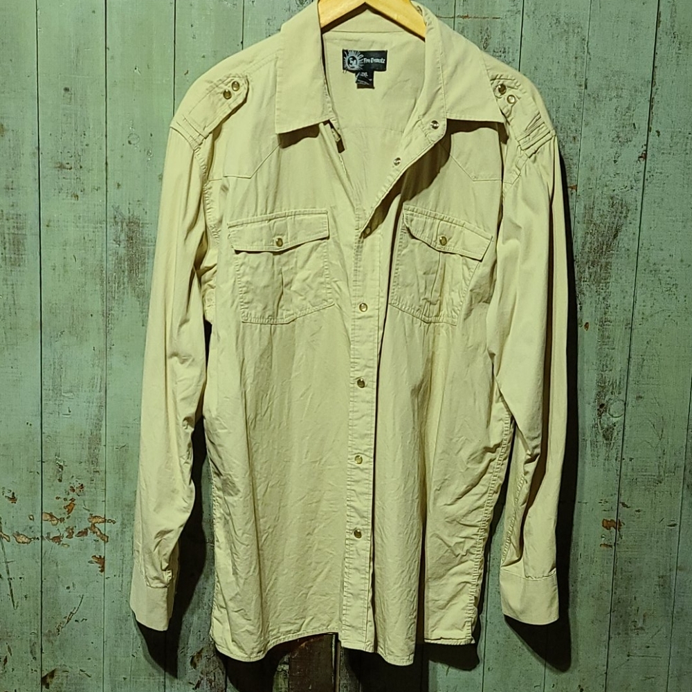 Five Elements Men's western style shirt.